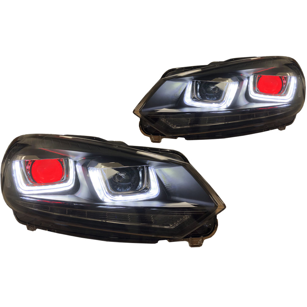 Demon Eye Projector Headlights 1014 MK6 Golf GTI JSW MK7 LED DRL